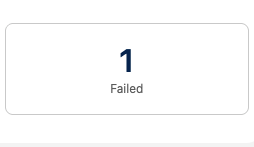 Failed send detail view